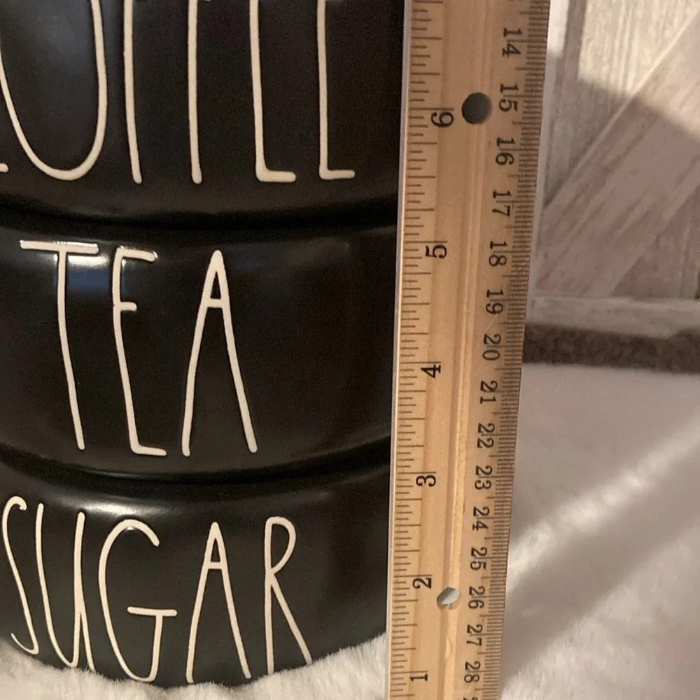 Rae Dunn Stacked Coffee, Tea and Sugar Canister